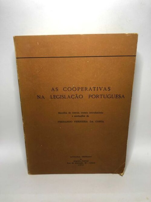 As Cooperativas Na Legislação Portuguesa