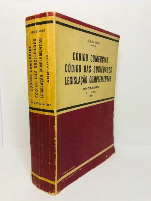 Código Comercial Código das Sociedades (Legislação Complementar) Anot.