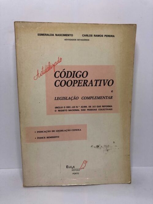 Código Cooperativo e Legislação Complementar