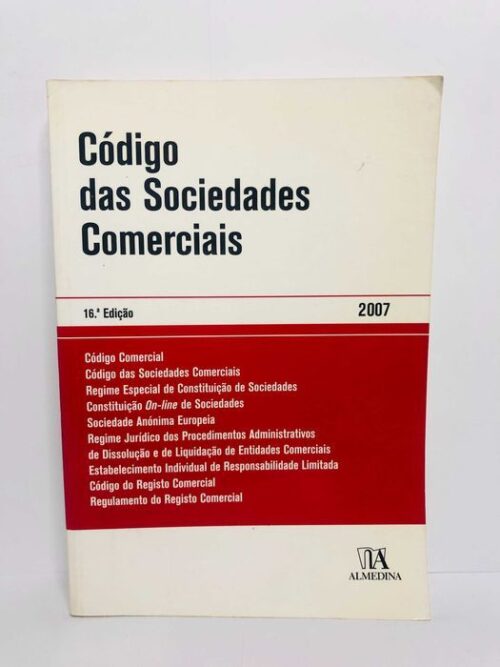 Código das Sociedades Comerciais 2007