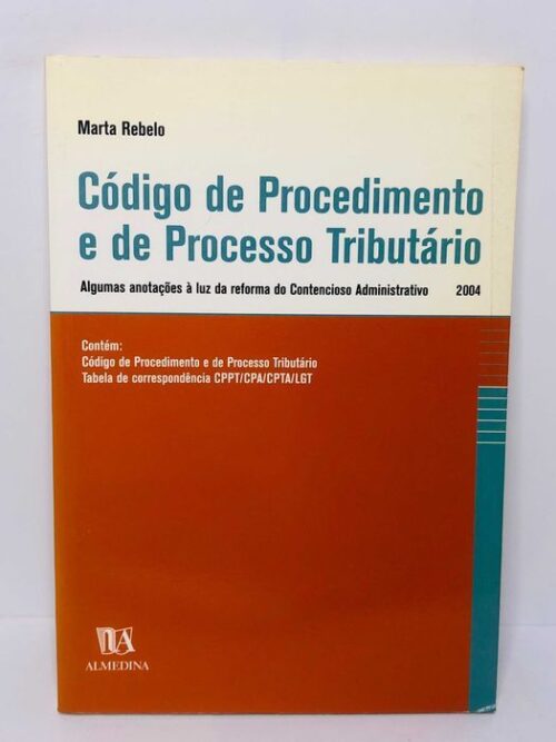 Código de Procedimento e de Processo Tributário - Marta Rebelo