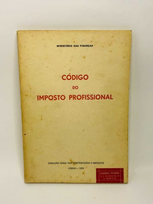Código do Imposto Profissional