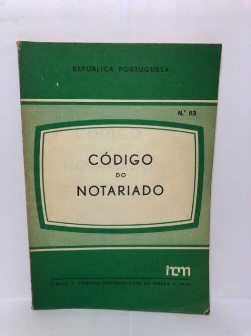 Código do Notariado 1979