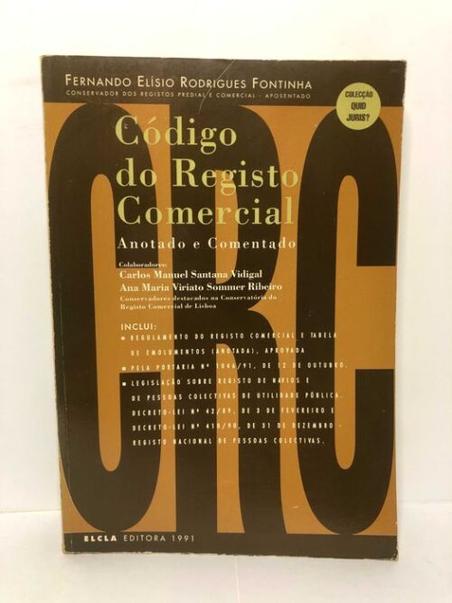 Código do Registo Comercial (Anotado e Comentado)