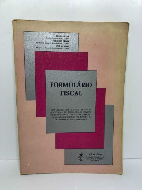 Formulário Fiscal - Manuel Vaz