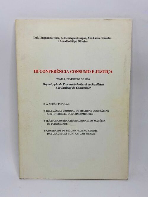 III Conferência Consumo e Justiça 1996