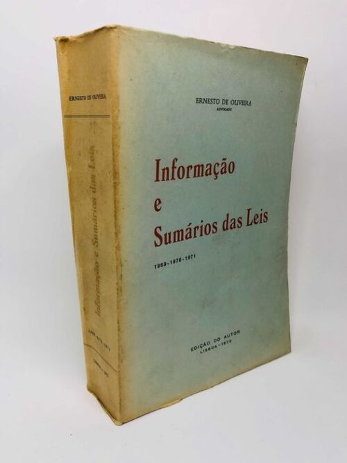 Informação e Sumários das Leis (1969