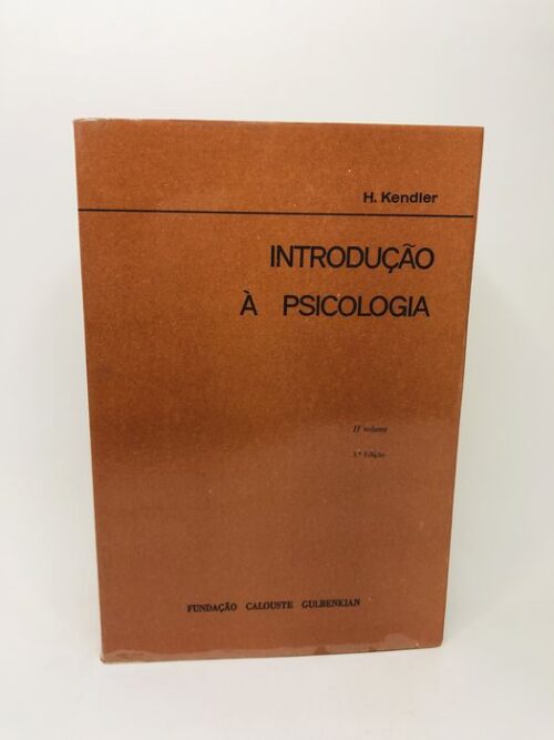 Introdução à Psicologia - H. Kendler