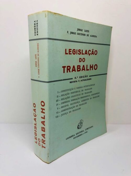 Legislação do Trabalho 6ª Edição - Jorge Leite