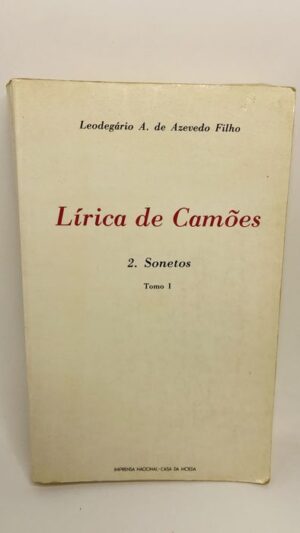 Lírica de Camões - Leodegário A. de Azevedo Filho