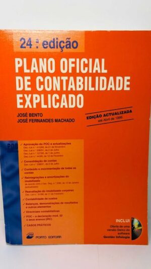 Plano Oficial de Contabilidade Explicado - José Bento