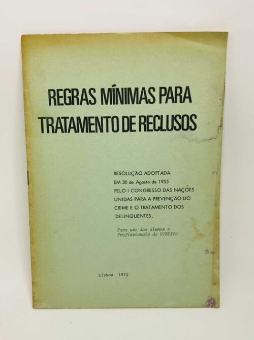 Regras Mínimas para Tratamento de Reclusos