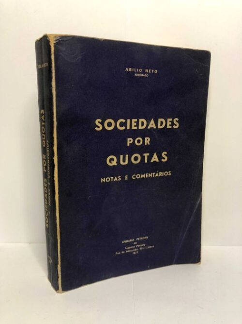 Sociedades por Quotas 1977 - Abílio Neto