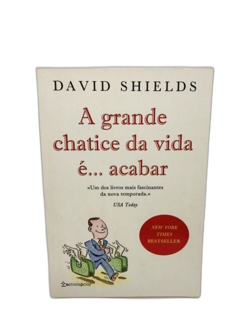 A grande chatice da vida é... acabar - David Shields