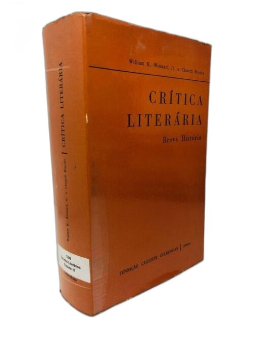 Critica Literária (Breve História) - William K. Wimsatt