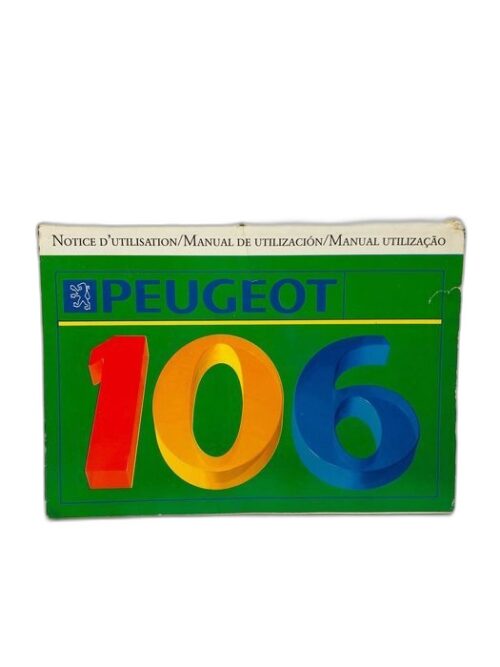 Manual de Utilização Peugeot 106
