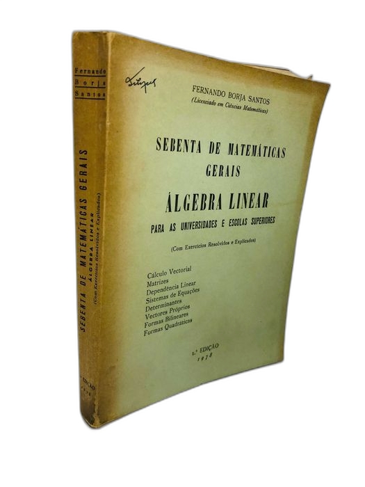 Sebenta de Matemáticas Gerais (Álgebra Linear)