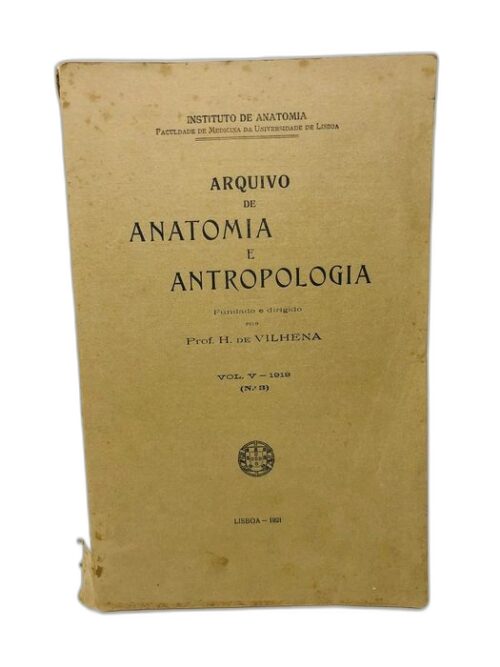 Arquivo de Anatomia e Antropologia Vol. V 1919
