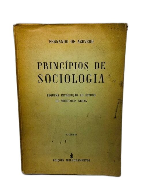 Princípios de Sociologia - Fernando de Azevedo