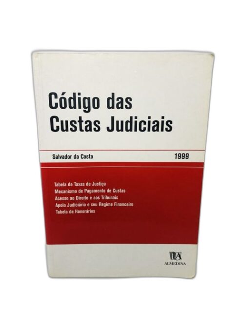 Código das Custas Judiciais - Salvador da Costa