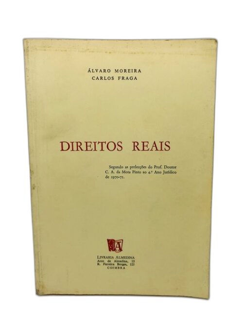 Direitos Reais - Álvaro Moreira