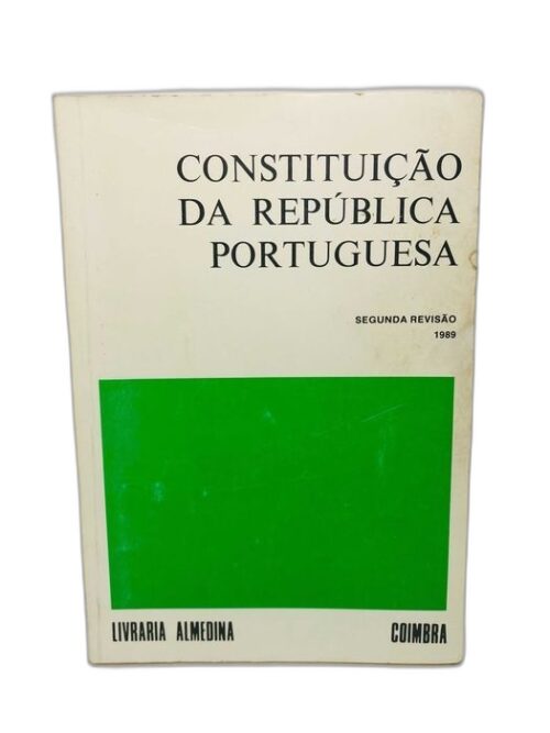 Constituição da República Portuguesa 1989
