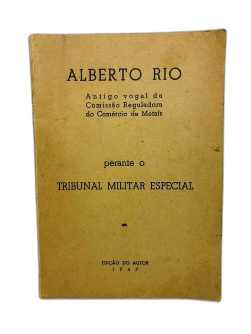 Alberto Rio perante o Tribunal Militar Especial