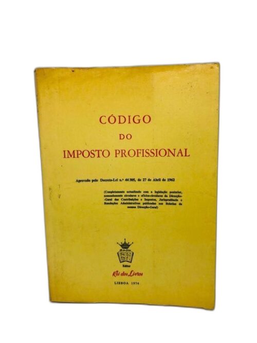Código do Imposto Profissional