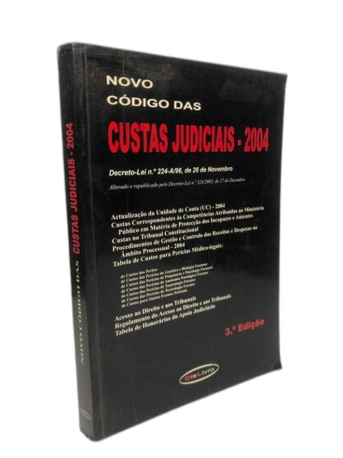 Novo Código das Custas Judiciais - 2004