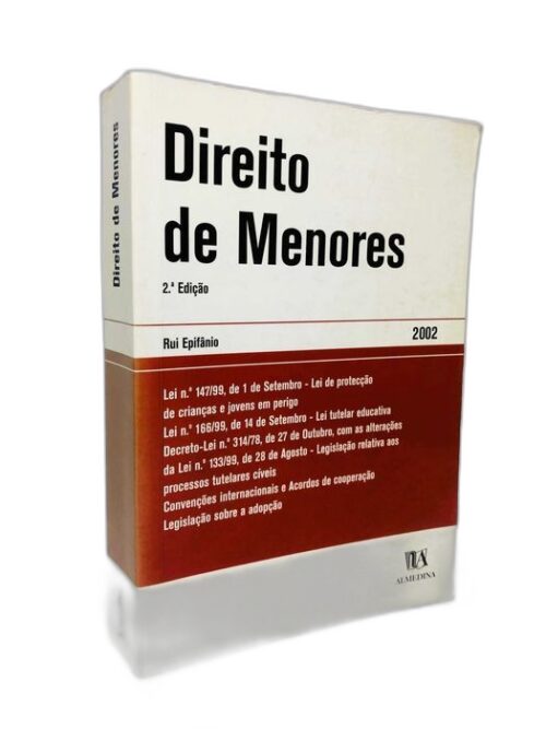 Direito de Menores 2a Edição 2002 - Rui Epifânio