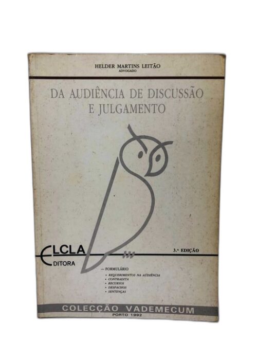 Da Audiência de Discussão e Julgamento - Helder Martins Leitão