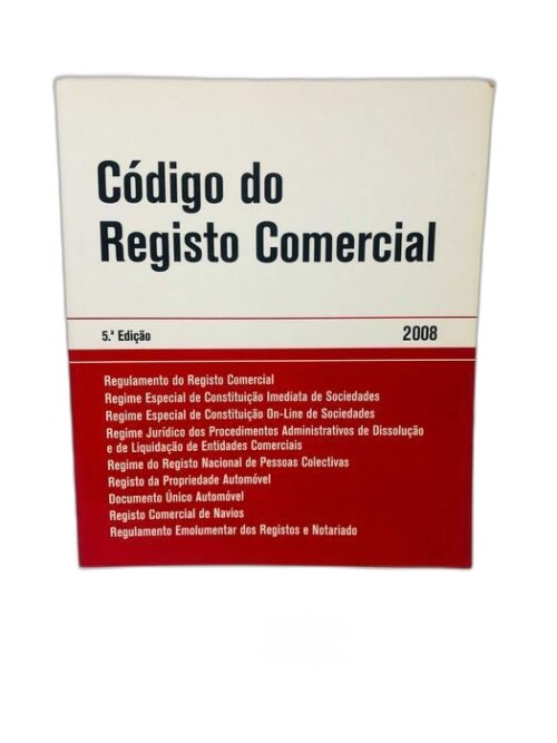 Código do Registo Comercial - 2008