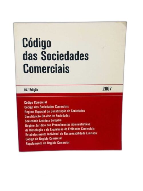 Código das Sociedades Comerciais 2007