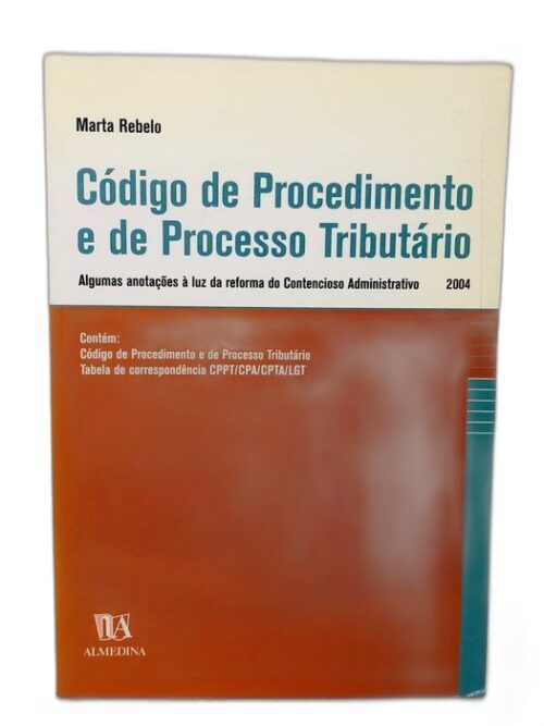 Código de Procedimento e de Processo Tributário - Marta Rebelo