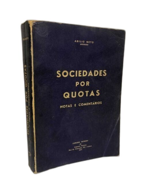 Sociedades por Quotas 1977 - Abílio Neto