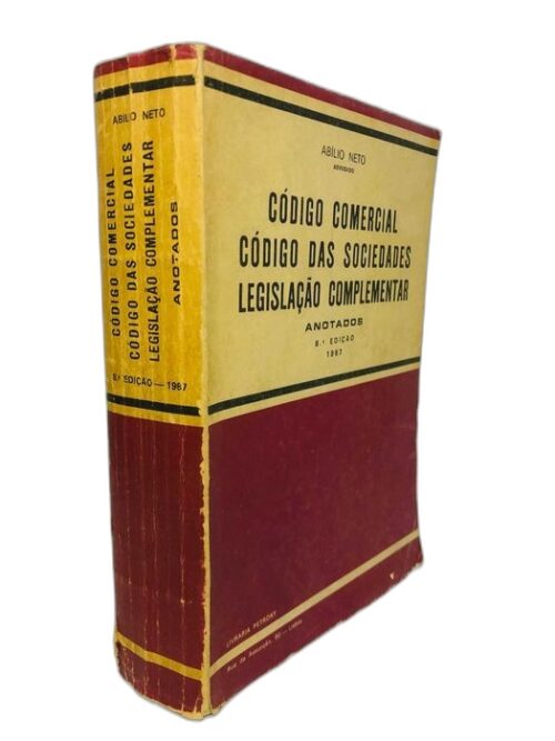Código Comercial Código das Sociedades (Legislação Complementar) Anot.