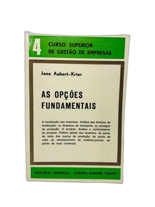 As Opções Fundamentais