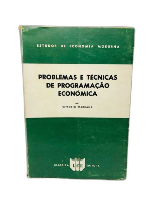 Problemas e Técnicas de Programação Económica - Vittorio Marrama
