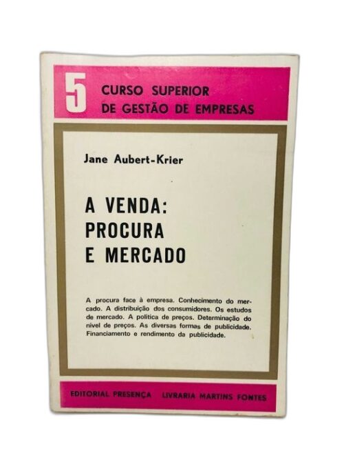 A Venda: Procura e Mercado