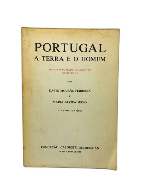 PORTUGAL A Terra e o Homem - II Volume