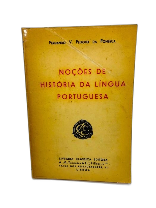 Noções de História da Língua Portuguesa - Fernando V. Peixoto da Fons