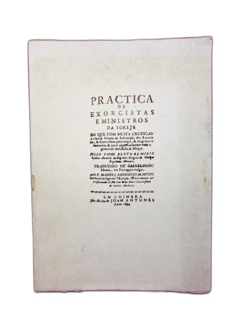 Practica de Exorcistas e Ministros da Igreja - Não identificado