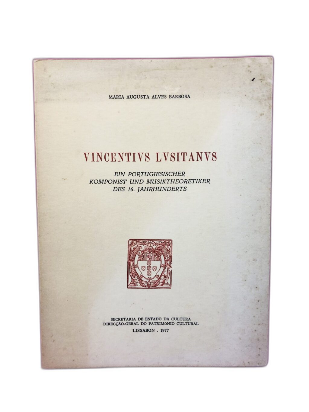 VINCENTIUS LVSTIANVS - Maria Augusta Alves Barros