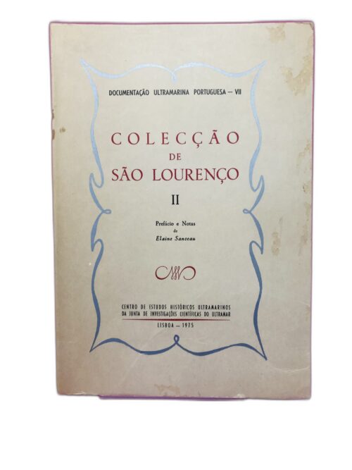 Coleção de São Lourenço II - Elaine Sanceau