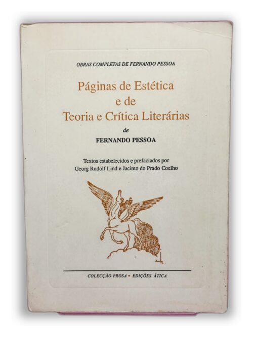 Páginas de Estética e de Teoria e Crítica Literárias - Fernando Pessoa