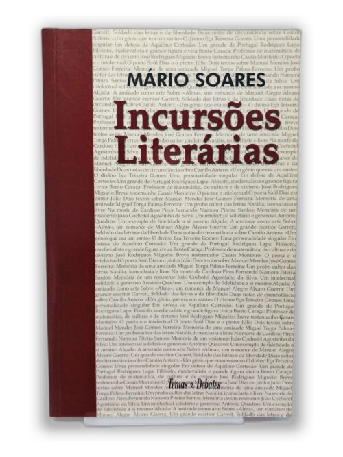 Incursões Literárias - Mário Soares