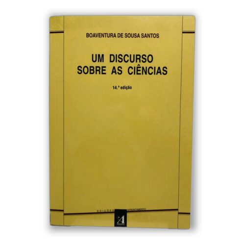 Um Discurso Sobre as Ciências - Boaventura de Sousa Santos