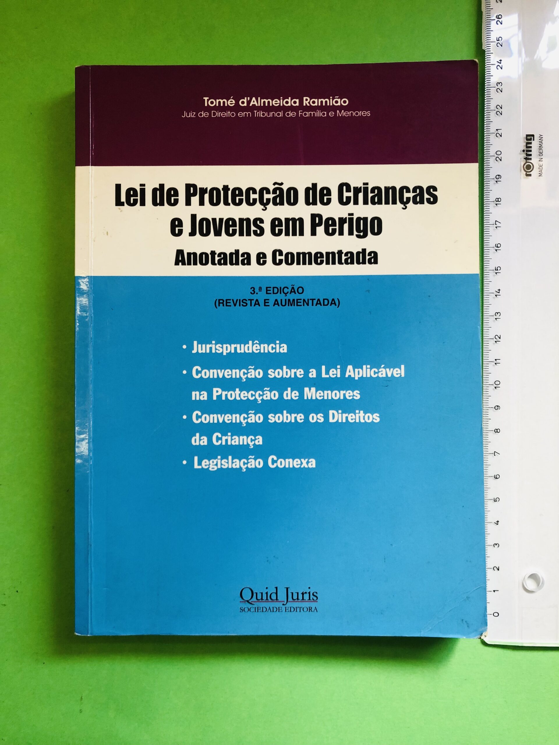 Lei de Proteção de Crianças e Jovens em Perigo - Tomé d'Almeida Ramalho