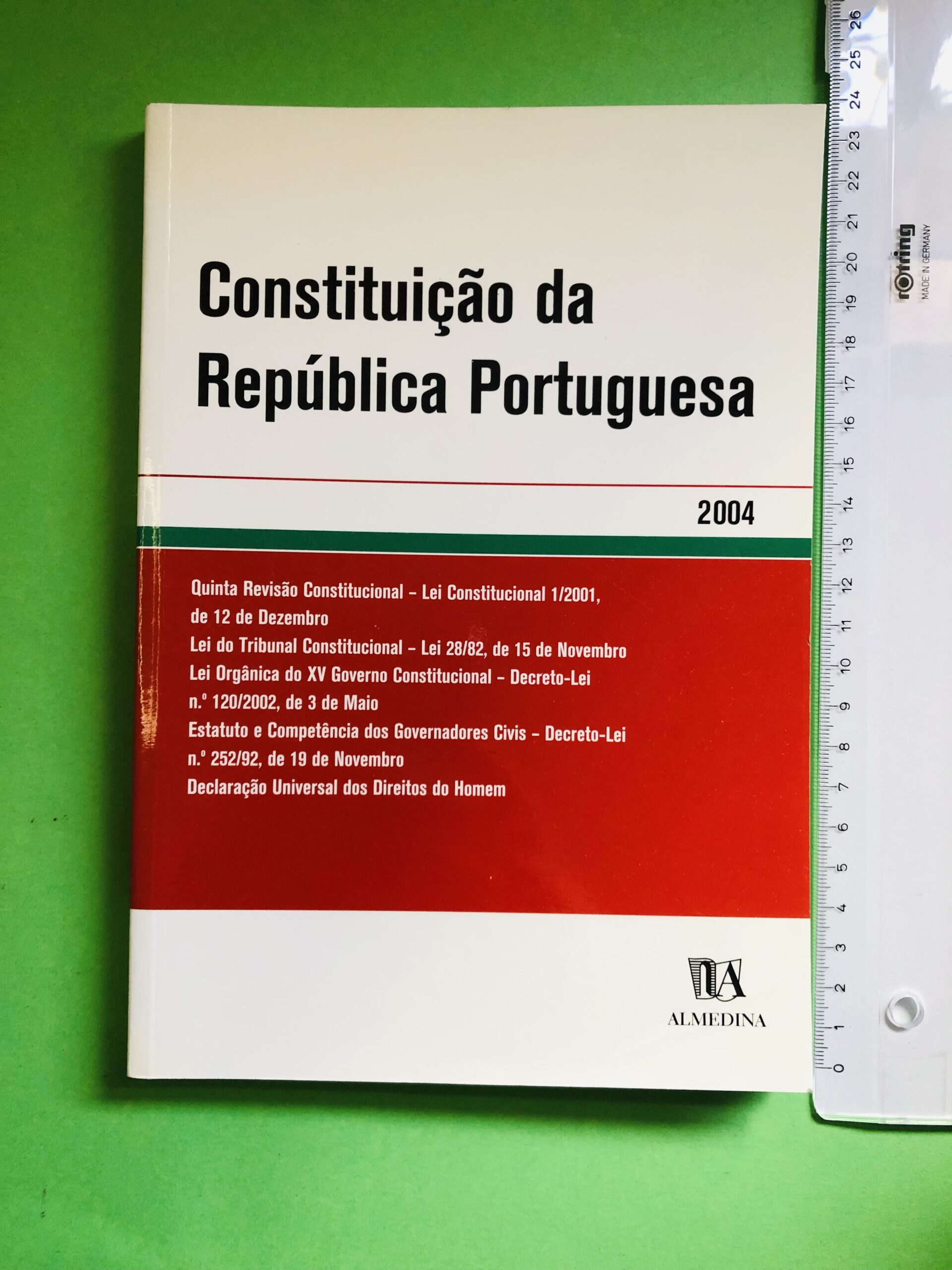 Constituição da República Portuguesa - Não especificado