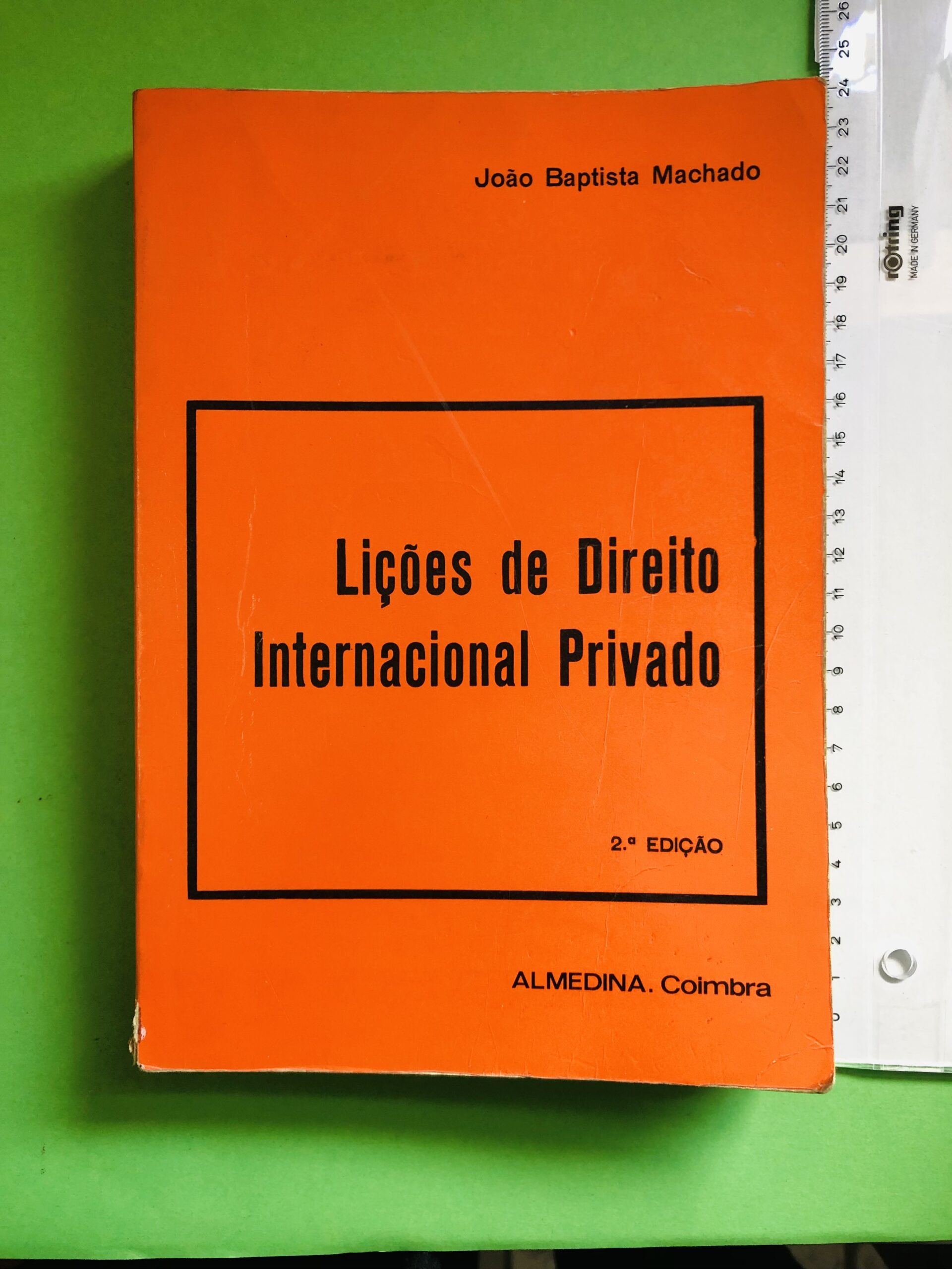 Lições de Direito Internacional Privado - João Baptista Machado